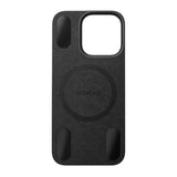 NOMAD iPhone 16 Pro Max Case Magnetic Leather iPhone Case Back - Black Horween iPhone 16 Pro Max Leather Case