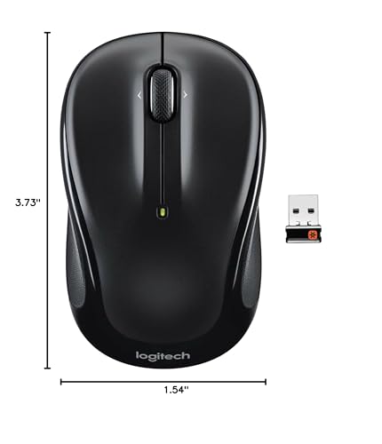M325 Wireless Mouse For Web Scrolling - Black