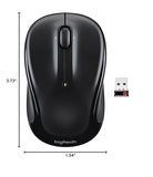 M325 Wireless Mouse For Web Scrolling - Black