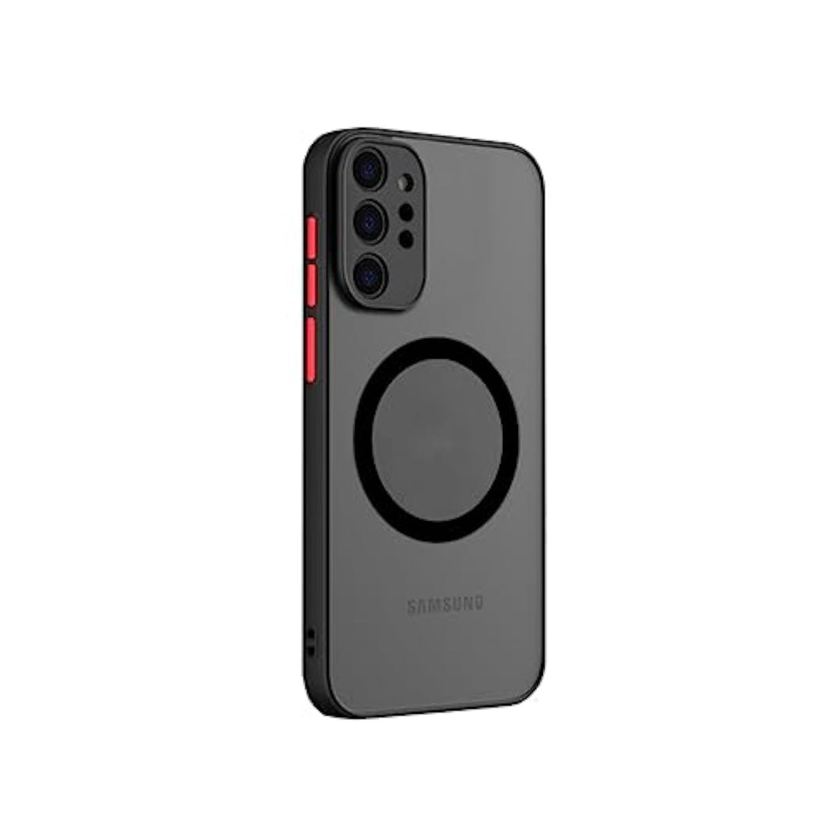 Galaxy Note 10 Plus Case Magnetic [Support Magsafe Charger] Wireless Anti-Scratch Shockproof Matte Clear Camera Protection Slim Thin Phone Cover Case For Samsung Galaxy Note 10 Plus 6.8"-Black