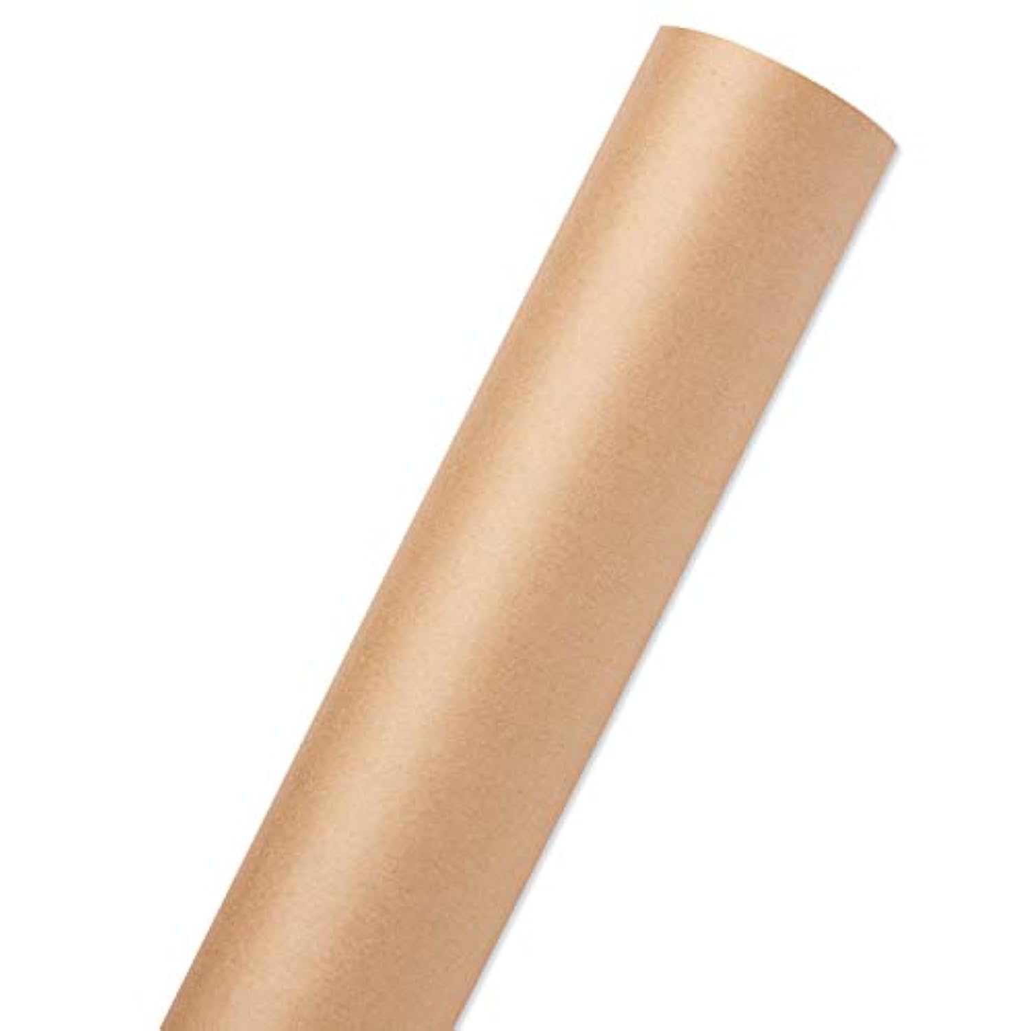 American Greetings Reversible Brown Wrapping Paper for All Occasions, Kraft Paper and Plaid (1 Jumbo Roll, 175 sq. ft.)