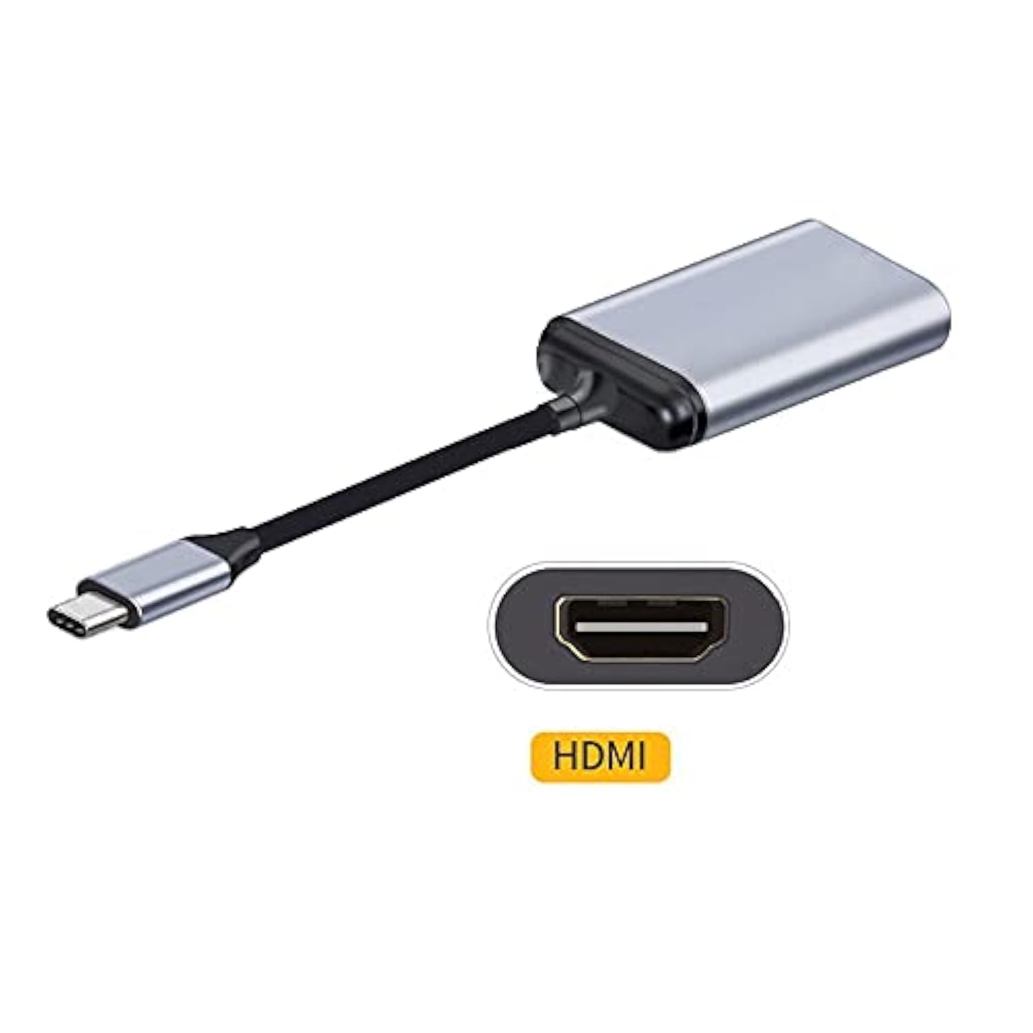 xiwai USB-C Type C to HDMI Cable HDTV Adapter 4K 60hz 1080p for Tablet & Phone