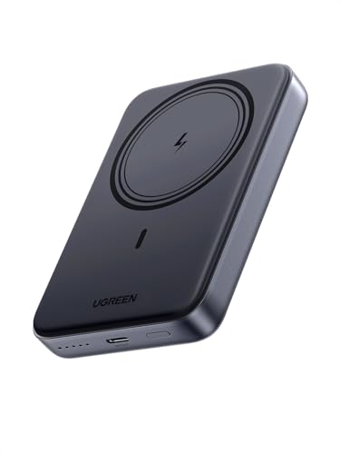 UGREEN Magnetic Power Bank,10,000mAh Wireless Portable Charger, PD 20W Fast Charging Battery Pack with USB-C for Magsafe, iPhone 17/17 Pro/17 Air/17