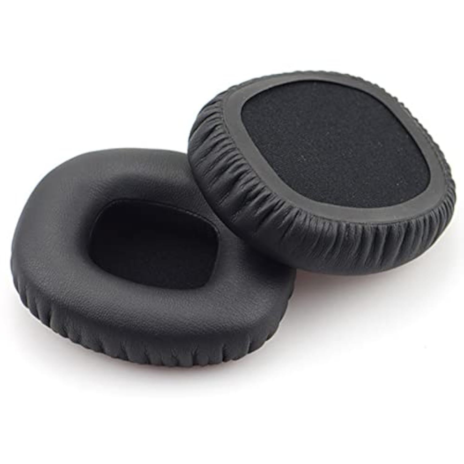 J55 Earpads Replacement Ear Cushion Protein Leather Memory Foam Ear Pads Compatible With Jbl J55 J55A J55I On-Ear Headphones (Black)