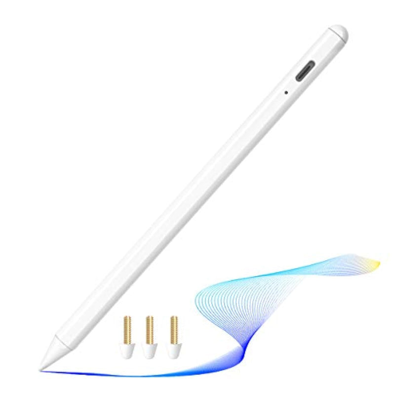 Stylus Pen For Apple Ipad Pencil - Ipad Pen 10Th 9Th 8Th 7Th 6Th Gen Palm Rejection For Apple Pencil 2Nd Generation Compatible 2018-2024 Ipad Mini 6Th 5Th Air 5Th 4Th 3Rd Ipad Pro 11-12.9 Inch