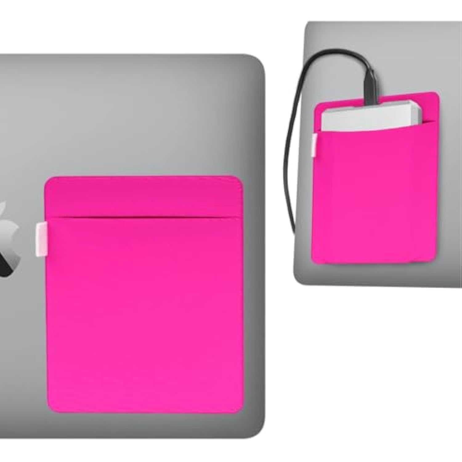 External Hard Drive Holder, Compact Elastic Pouch Organizer Pouch Wireless Storage For Wireless Mouse, Cables, Earphones