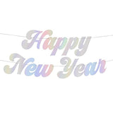 New Years Eve Party Banner Iridescent NYE 2023 Decorations