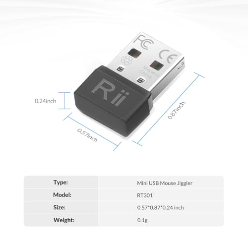 Mouse Jiggler Undetectable Usb Mouse Jigglers Automatic Mover Wiggler, No Software,Plug And Play, Simulate Movement To Keep Pc Computer Laptop Awake