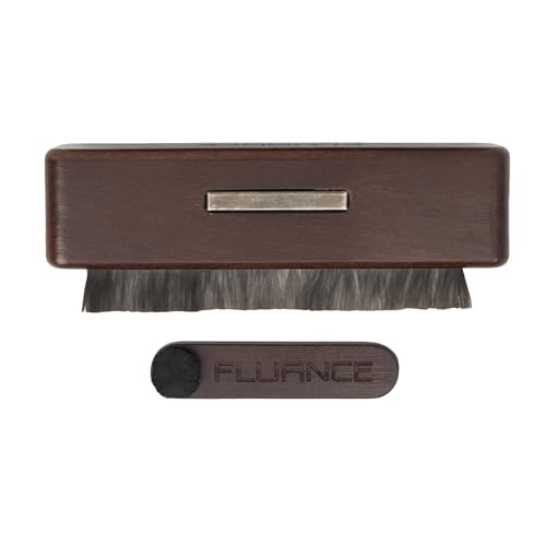 2-in-1 Vinyl Record & Stylus Cleaning Kit with Anti-Static Carbon Fiber Brush and Turntable Stylus Brush with Soft Bristles - Precise Vinyl Cleaning