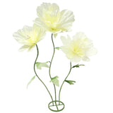 Giant Artificial Paper Flowers Decorations, Large Faux Floral Decor Huge 3D Flower For Wedding Home Office Christmas Birthday Party Banquet Background Shop Window Display Photographic Props, Yellow