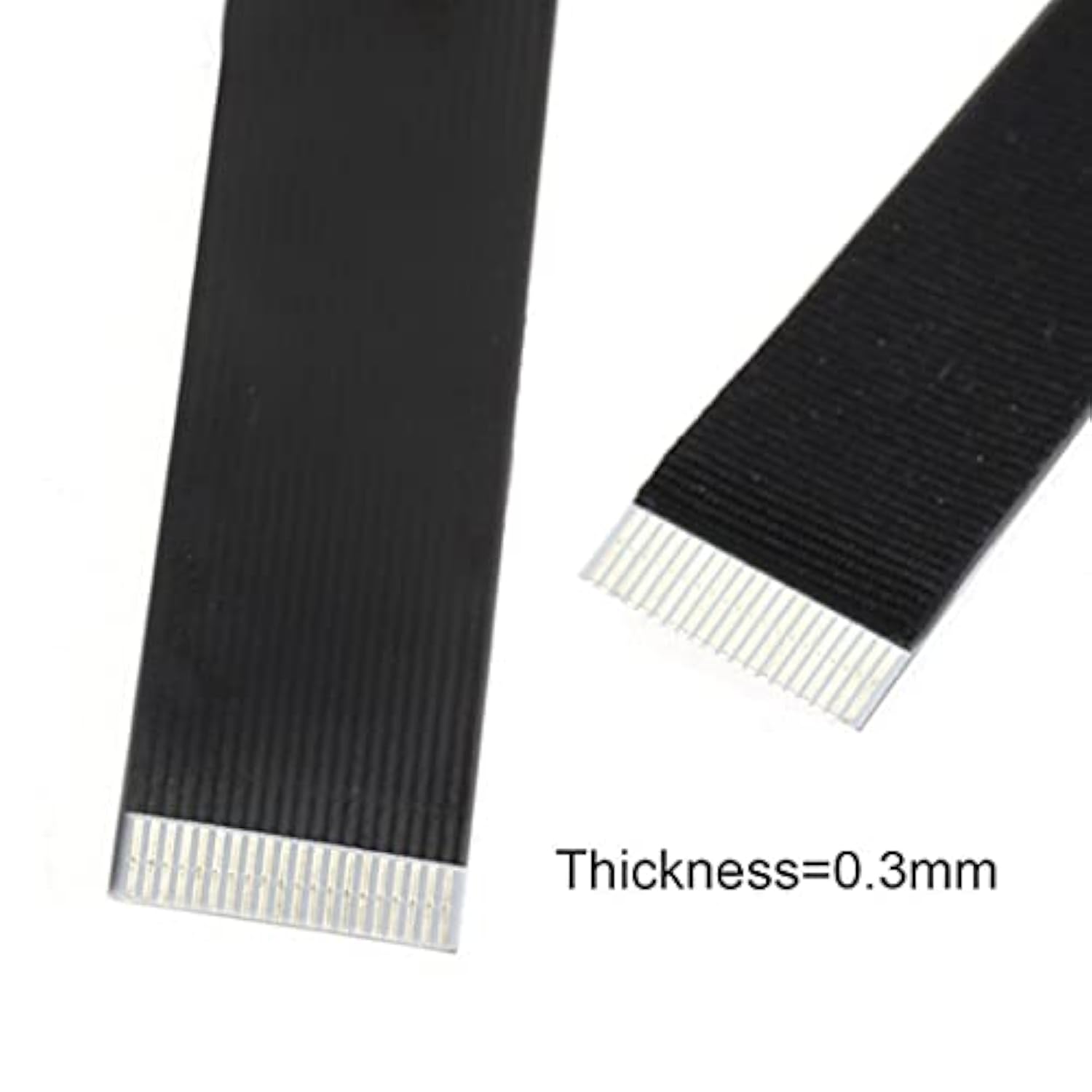 Cy Down Angled Flat Slim Fpc Usb 2.0 Type-A Male To Female Extension Data Cabl