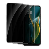 Privacy Screen Protector For Motorola Moto G 5G 2025, Shatterproof Tempered Glass Accessories, Anti Spy Tempered Glass Film, Case Friendly Ultra Resistant 9H Hardness Anti-Glare Hd Black -3 Pack