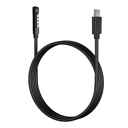 Charger Surface Connect to USB C Charging Cable for Surface Pro 1 2RT Computer Magnetic Connector Power Supply Cable Wire