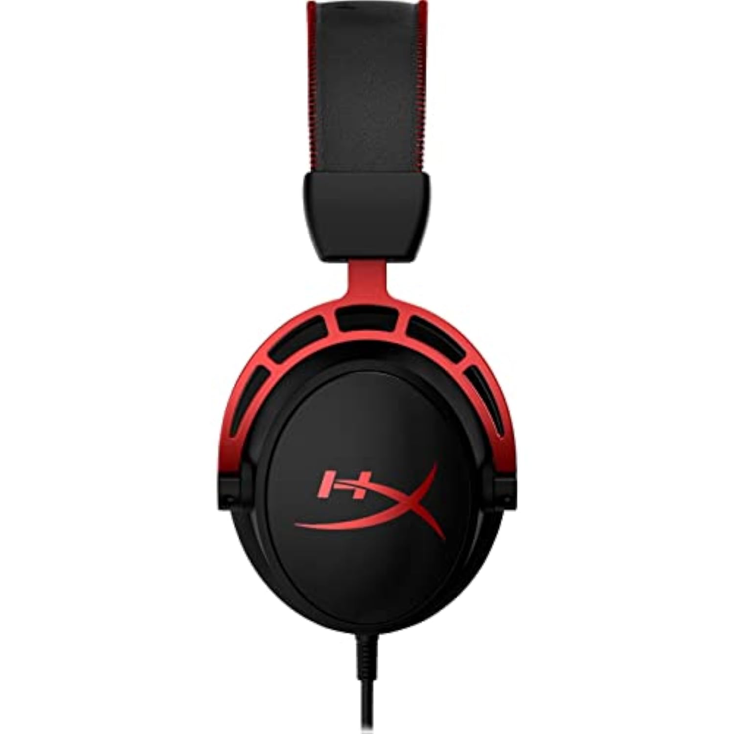 Hyperx Cloud Alpha Gaming Headset Headphone Wired Detachable Noise Cancelling Microphone Dual Chamber Drivers Memory Foam Over-Ear Soft Leatherette For Pc Xbox Nintendo Switch Ps4 Black Red (Renewed)