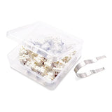 Granvela Gateron KS-9 Brown Switches for Mechanical Keyboards,3-pin White-Shel