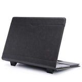 Tytx Laptop Case For Macbook Pro 16 Inch Leather Case 2024 2023 2022 2021 M4 A3403 A3186 M3 A2991 M2 A2780 M1 A2485 Protective Folio Book Cover With Vents And Stand Function, Black