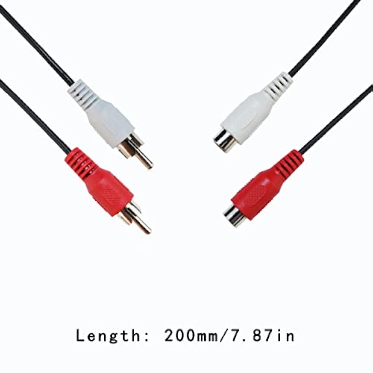 2 Pack 6Ft Rca Female To Speaker Wire, Rca Female Plug Adapter Connector To Ba