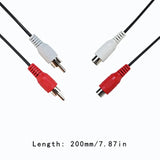 2 Pack 6Ft Rca Female To Speaker Wire, Rca Female Plug Adapter Connector To Ba