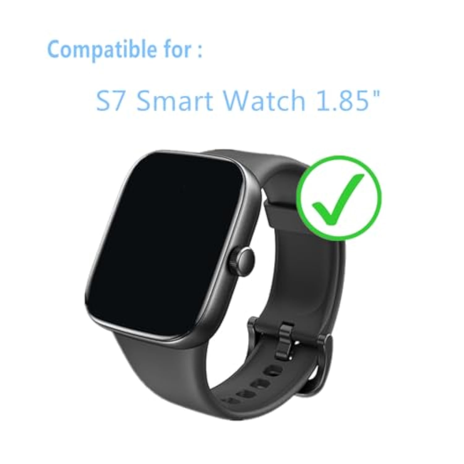 Screen Protector Compatible For Tozo S7 Smart Watch 1.85" (6 Pack) Clear Tpu Soft Film For S7 Fitness Tracker Watch Screen Film
