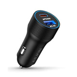 Pixel 9A 8 Pro Fast Car Charger Usb C Cigarette Lighter Adapter 5.4A Type C Cargador Carro Rapid Charging Car Block Compatible With Google 10Pro Xl/9/8A/7A/7 Pro/6/6A/6 Pro/5A/5/4A/4 Xl, Iphone 17/16E