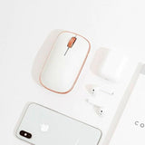 Retro Classic Bluetooth Mouse (Posh) - Wireless, Genuine Leather Topped With Pixart Precision Tracker