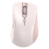 Bluetooth Wireless Mouse - Dual Bluetooth & 2.4 Ghz Usb Receiver, Ergonomic Design, Quiet Clicks, Low Power - Multi-Device Compatibility For Macbook, Laptop, Computer, Ipad Air/Pro (Pink)