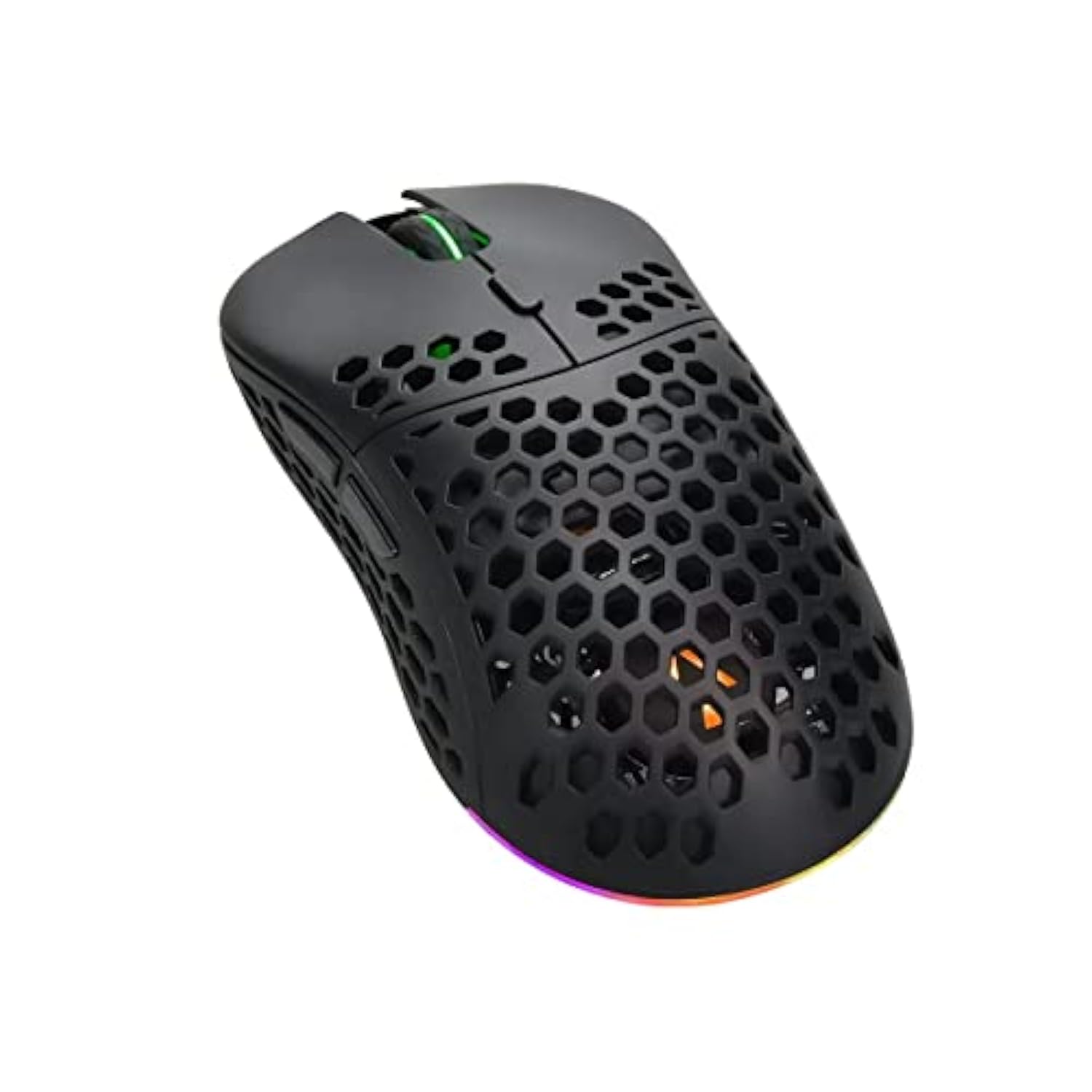 Hyper-K Wireless Ultralight Gaming Mouse - Pixart Optical Sensor, Offers 6 Programmable Dpi Settings - Dark Matter