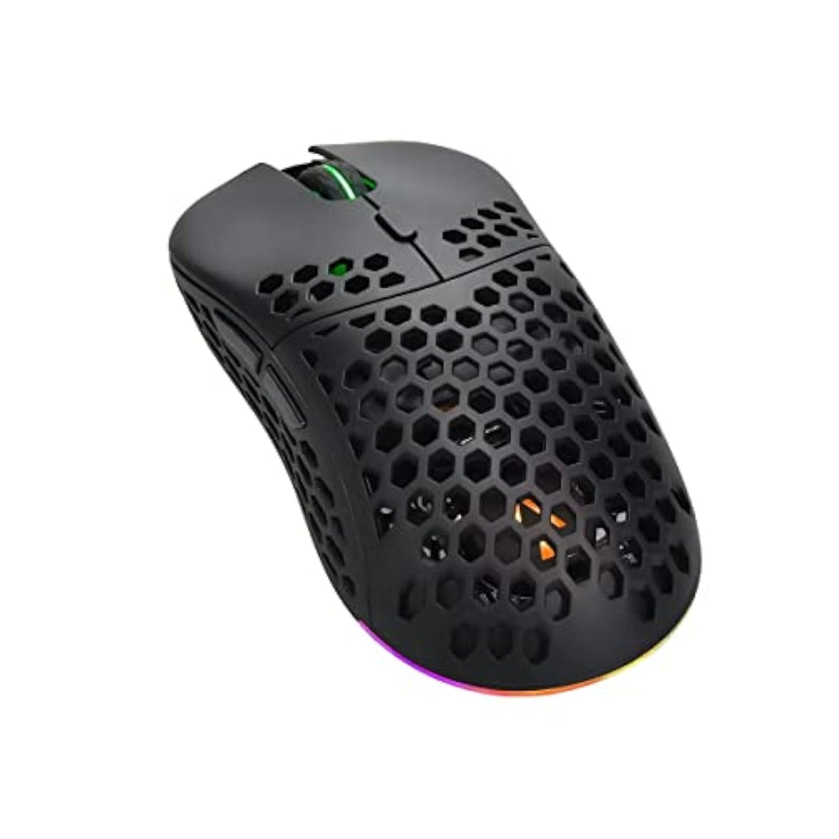 Hyper-K Wireless Ultralight Gaming Mouse - Pixart Optical Sensor, Offers 6 Programmable Dpi Settings - Dark Matter