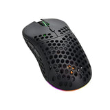 Hyper-K Wireless Ultralight Gaming Mouse - Pixart Optical Sensor, Offers 6 Programmable Dpi Settings - Dark Matter