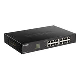 Ethernet Switch, 16 Port Easy Smart Managed Gigabit Network Internet Desktop (Dgs-1100-16V2)