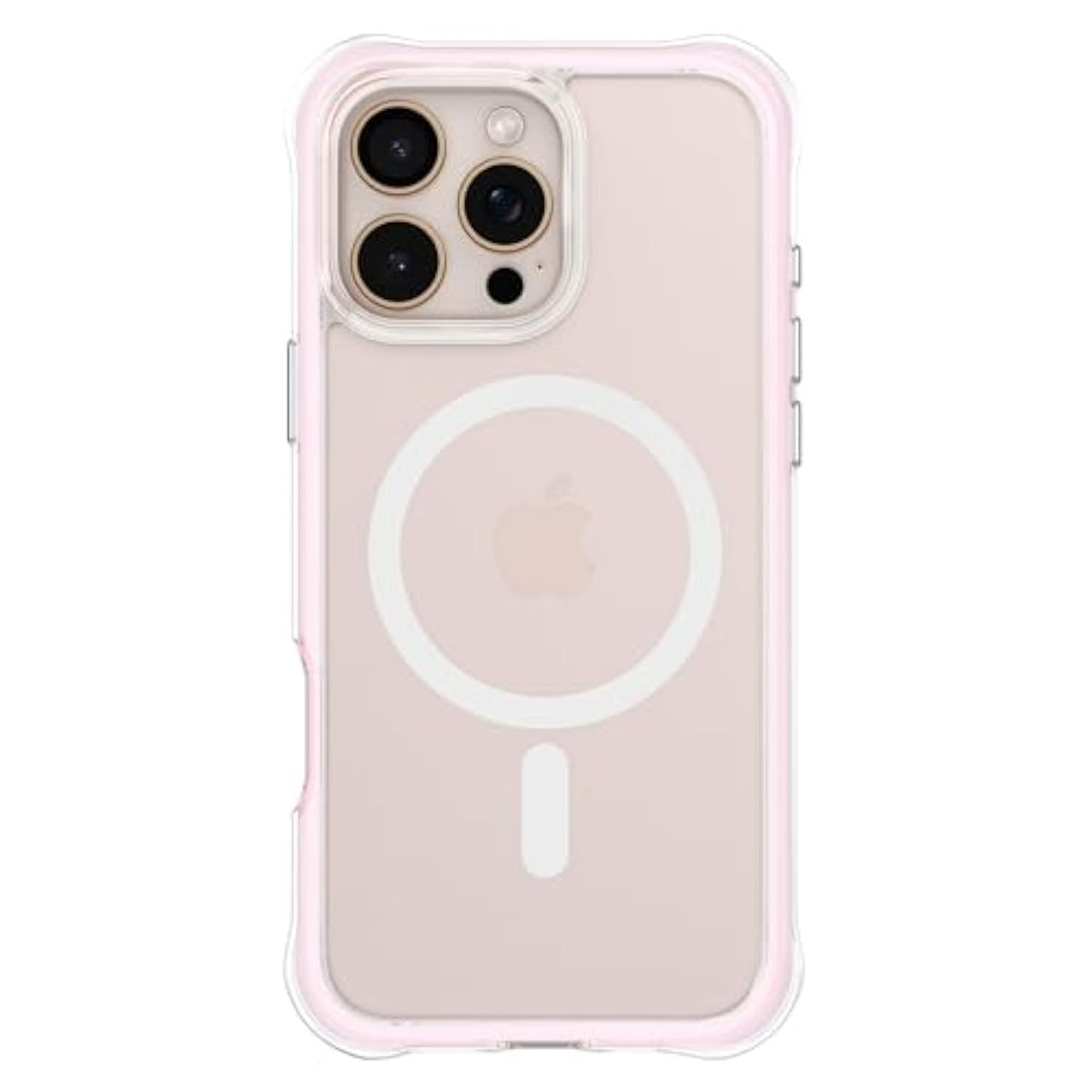 Air Case For Iphone 16 Pro Max Clear, Compatible With Magsafe, -Grade Drop Protection Cover With Built-In Air-Pink