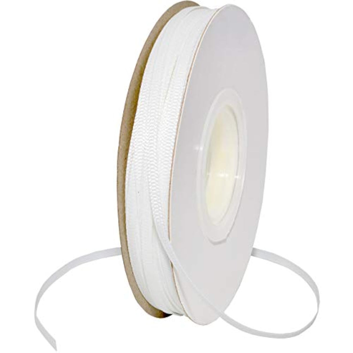 Grosgrain Ribbon, 1/8 Inch By 50 Yards, Wlhite