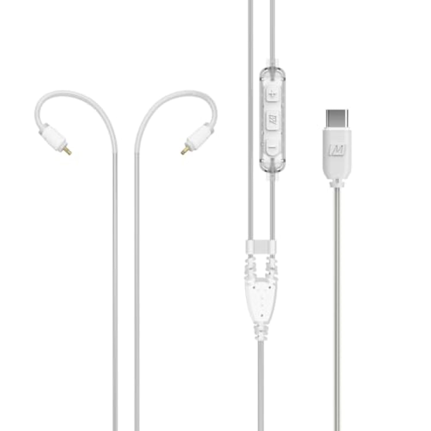 MEE audio USB Type C Headset Cable with Microphone and 3-Button Remote for MX