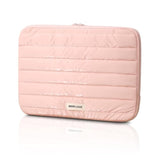 Laptop Sleeve Bag 15 Inch, Fashion Waterproof Puffy Soft Laptop Carrying Case For Macbook Air Pro 15 Inch, Dell, Asus, Hp 15 Inch Laptop Device- Pink