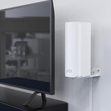 Wall Mount Holder For Netgear Orbi 770/870/990/370 Series Tri-Band Wifi 7 Mesh Network System (Rbe773,Rbe873,Rbe973S),Simple And Sturdy Mental Wall Mount Holder Stand Bracket By (2 Pack)