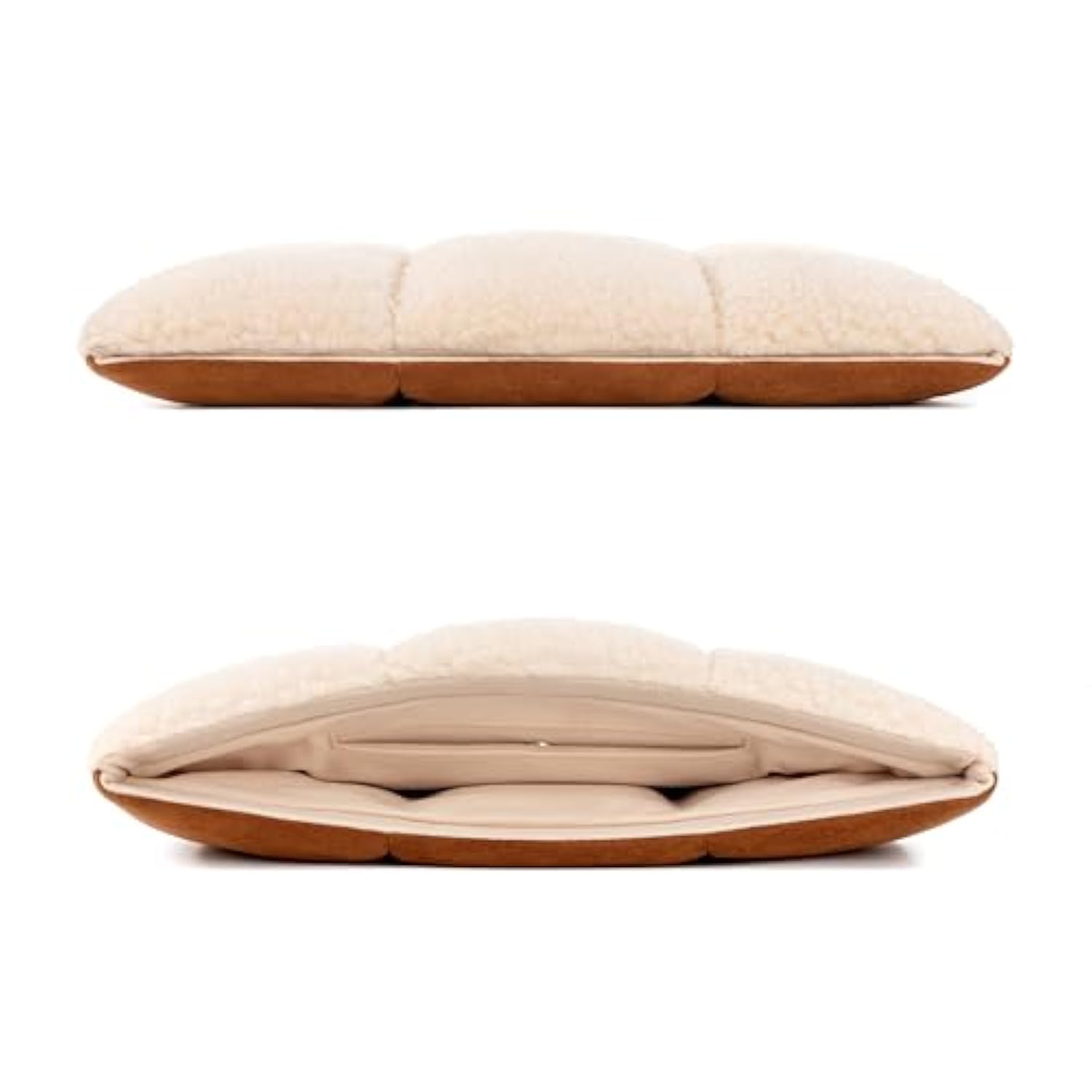 Puffy Laptop Sleeve 13 14 15 Inch For Women, Compatible With Macbook Air M4 2025 & Macbook Pro 2024, Soft Fluffy Plush Furry Sherpa Pillow Case For Computer