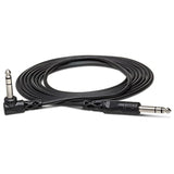 Css-105R 1/4 Inch Trs To Right-Angle 1/4 Inch Trs Balanced Interconnect Cable, 5 Feet