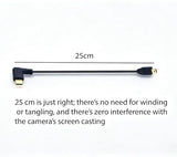 Mini USB to USB C Cable, Right Angled USB C to Mini USB Male to Male Converter Cable Cord for Digital Camera and More 10inch/25cm