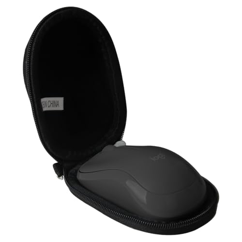 Hard Travel Case For Logitech M196 / Logitech M240 Silent / M220 Bluetooth Mouse (Only Case)(Black)
