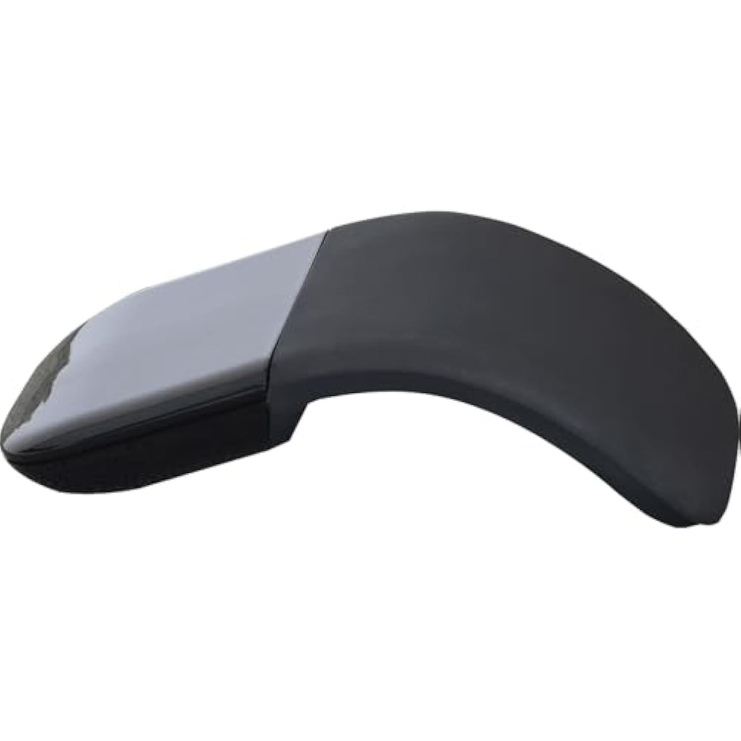 Bluetooth Arc Travel Mouse - Portable Mini Folding Mouse Without Usb Receiver, Foldable Mice Suitable For Laptop, Tablet - Black
