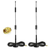 High Gain 5Dbi 4G Lte Cellular Mimo Sma Magnetic Base Antenna Compatible With 4G Lte Wireless Router Modem Hotspot Cellular Gateway Industrial Iot Router Mobile