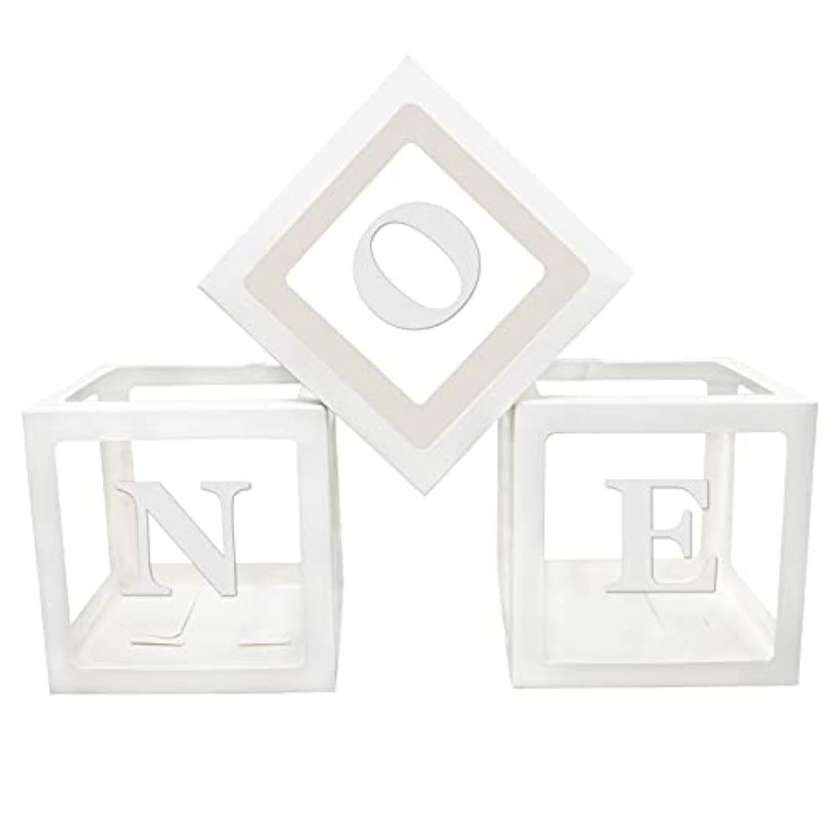 First Birthday Balloon Boxes,Baby Boxes With Letters For Baby Shower,C
