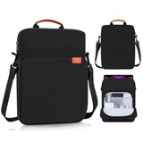 13 Inch Laptop Shoulder Bag Carrying Case For Macbook Air 13" M4 M3 M2 A3420 A3113/ Macbook Pro 14 M4 M3 M2 M1/ 13" Ipad Pro M4/ Ipad Air M3 M2 2025, Vertical Laptop Sleeve Handbag, Black