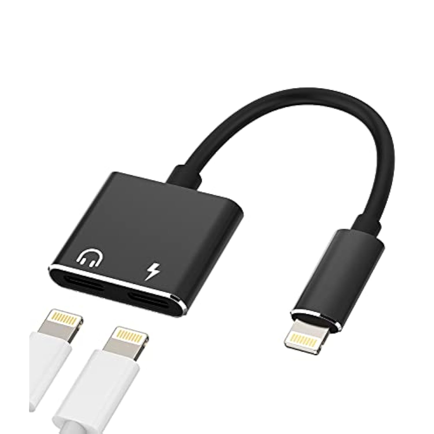 Headphone Adapter Compatible For Iphone Compatible With Lightning To Audio Jack And Charger Earphone Charging Splitter 11 12Mini Pro Max Xs Xr X Se For Ipad Connector Converter For Apple Mfi Certified