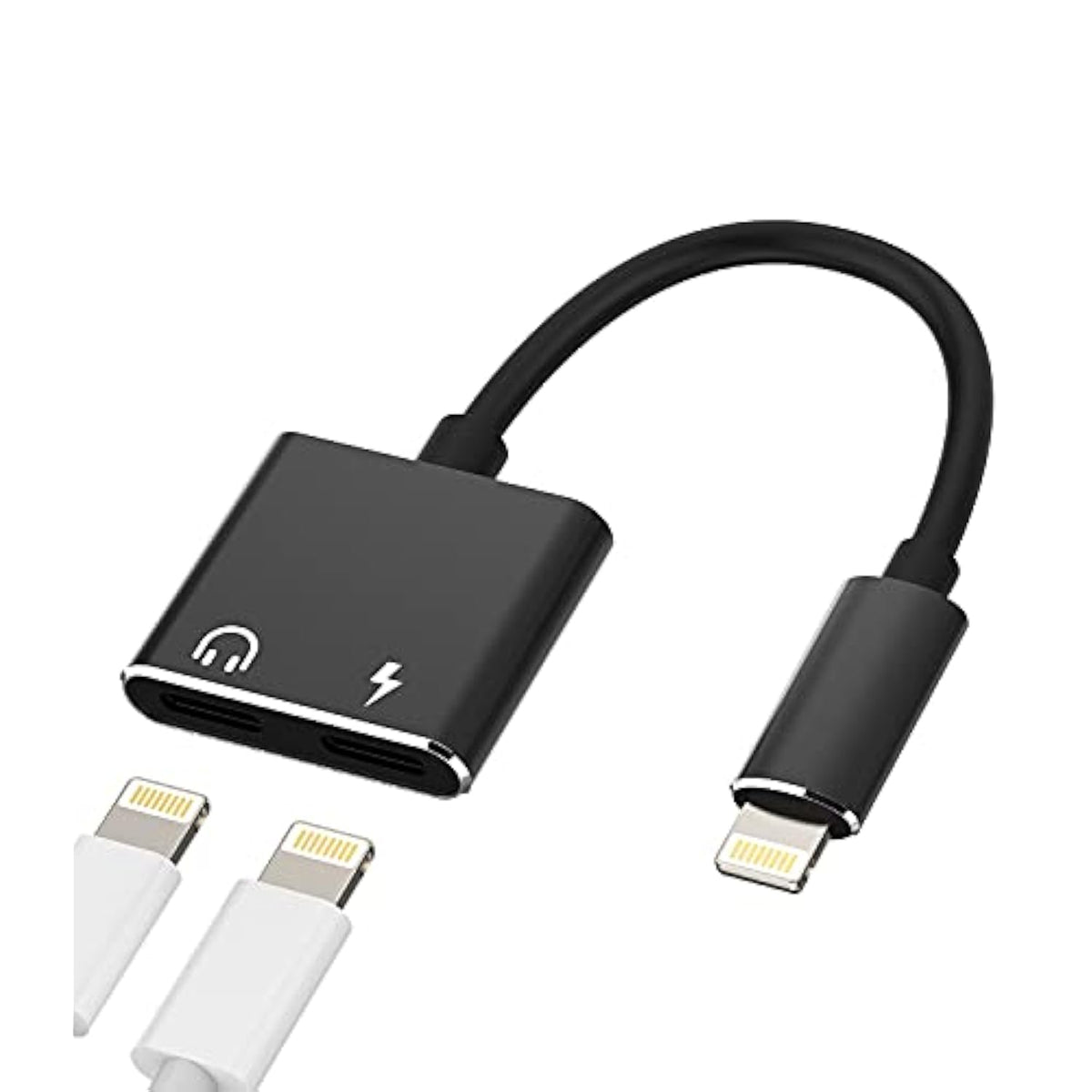 Headphone Adapter Compatible For Iphone Compatible With Lightning To Audio Jack And Charger Earphone Charging Splitter 11 12Mini Pro Max Xs Xr X Se For Ipad Connector Converter For Apple Mfi Certified