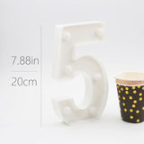 H:7.88 Inches Light Up Numbers 14 Sign For Wedding Anniversary, Happy 14Th Birthday Party Decorations For Girls, 14 Year Old Birthday Centerpieces Table Decorations For Boys