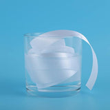 2Rolls/50Yards 1" White Satin Ribbon, White Ribbon For Crafts Gift Wra