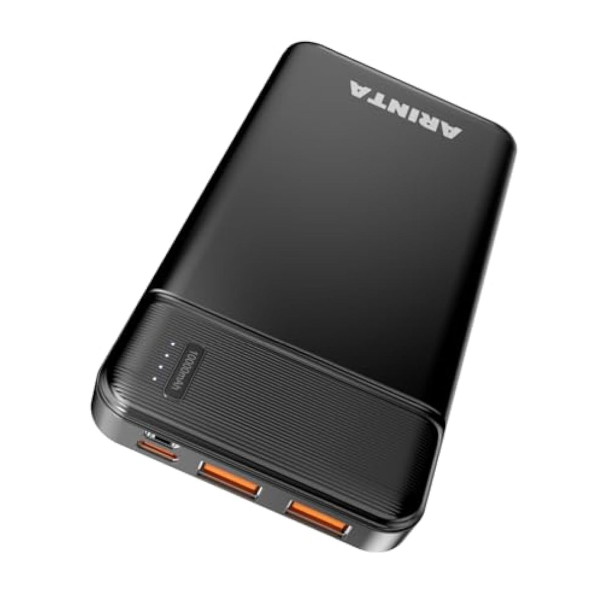 Power Bank Portable Charger 10000Mah Pd 22.5W, Ultra Slim Battery Pack With Usb-C Input/Output, Compatible For Iphone 16 15 14 13 12, Galaxy S24 23 22 21, Tablets., Etc. (Black)