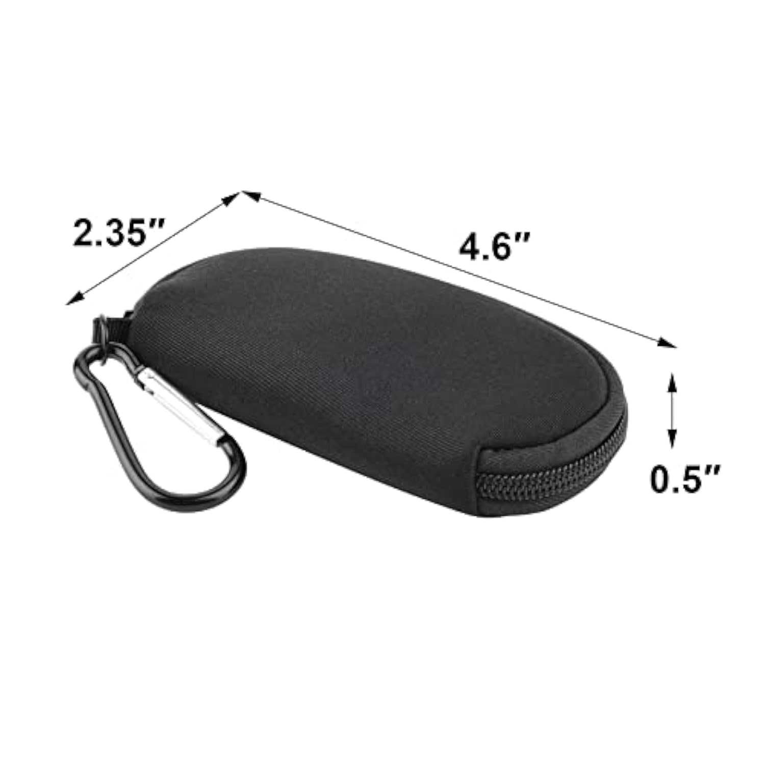 Cosmos Black Color Neoprene Soft Protector/Bag/Case Compatible with Magic Mouse