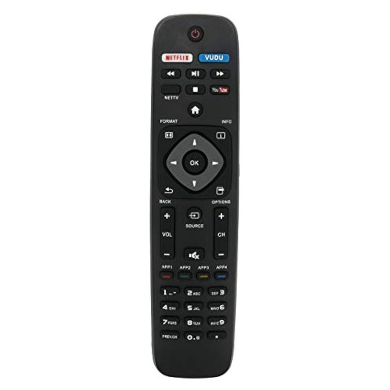 New Replaced Remote fit for Philips Smart TV NH500U NH500UW NH503UP 55PFL5602 50PFL5602 43PFL5602 75PFL6601 32PFL4902 40PFL4901 43PFL4901 43PFL4902 50PFL4901 50PFL5601 50PFL5602/F7 43PFL4902 65PFL5602